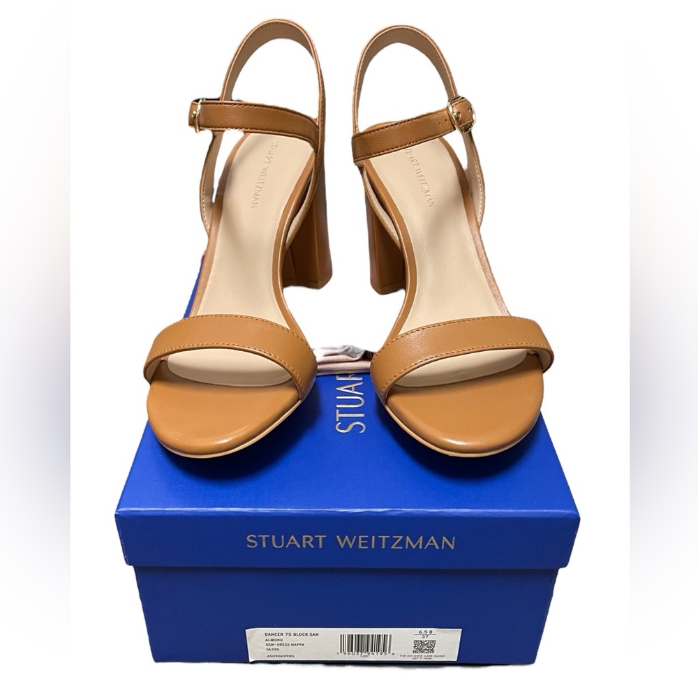 Stuart Weitzman Sandals, Block Heel, Size 6.5